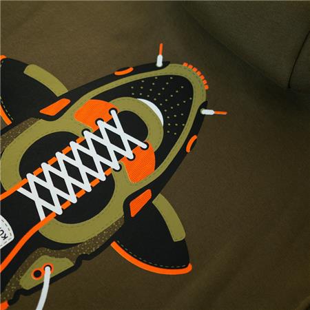 SWEATSHIRT HEREN KUMU HOODY TRUE LEATHER - KAKI