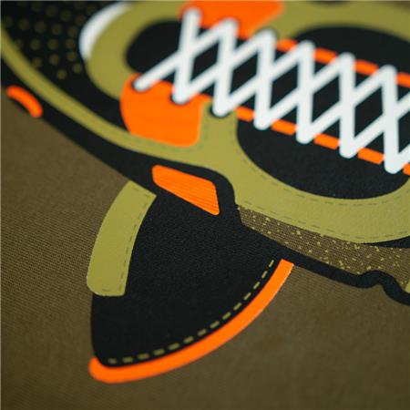 SWEATSHIRT HEREN KUMU HOODY TRUE LEATHER - KAKI