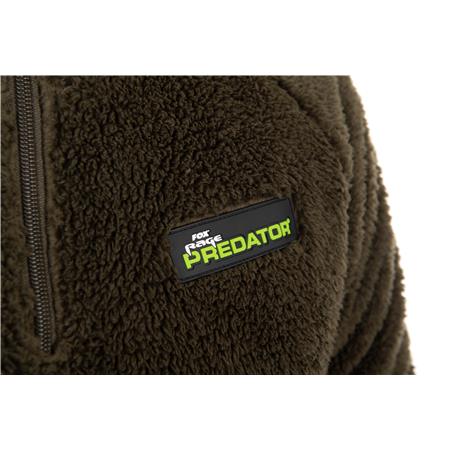 SWEATSHIRT HERR FOX RAGE PREDATOR SHERPA HOODY - BRUN