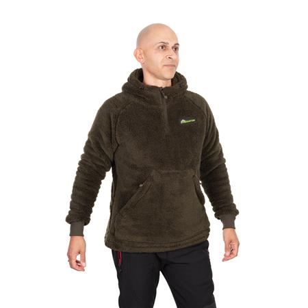 SWEATSHIRT HERR FOX RAGE PREDATOR SHERPA HOODY - BRUN