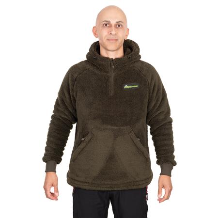 SWEATSHIRT HERR FOX RAGE PREDATOR SHERPA HOODY - BRUN