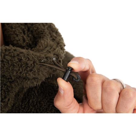 SWEATSHIRT HERR FOX RAGE PREDATOR SHERPA HOODY - BRUN