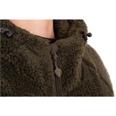 SWEATSHIRT HERR FOX RAGE PREDATOR SHERPA HOODY - BRUN