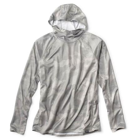 SWEATSHIRT HERRE ORVIS PRO SUN HOODIE WOLF CAMO - CAMO
