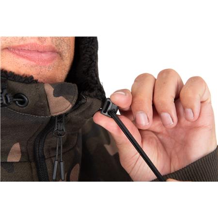 SWEATSHIRT HERREN FOX FULL ZIP PREM SHERPA 310 HOODIE - CAMO