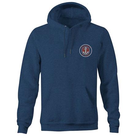 Sweatshirt Herren Grundéns Displacement Hoodie Navy Heather - Blau