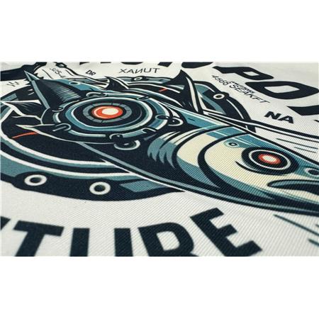 SWEATSHIRT HERREN HOT SPOT DESIGN FUTURE TUNA - WEIß