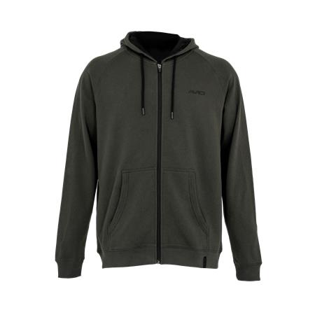 SWEATSHIRT TIL HERRE AVID CARP BEARING ZIP HOODIE - GRØN