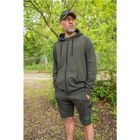 SWEATSHIRT TIL HERRE AVID CARP BEARING ZIP HOODIE - GRØN