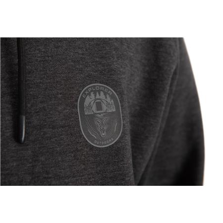 SWEATSHIRT TIL HERRE FOX EXPLORER LTD GREY HOODIE - GRÅ