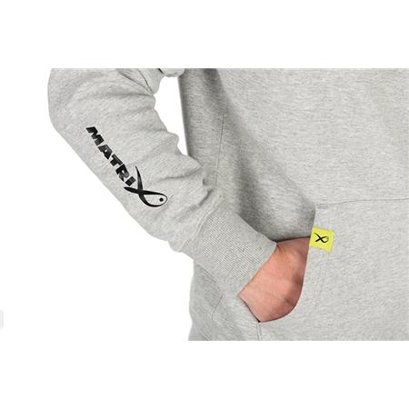 SWEATSHIRT TIL HERRE FOX MATRIX BLACK EDITION FULL ZIP HOODY - GRÅ