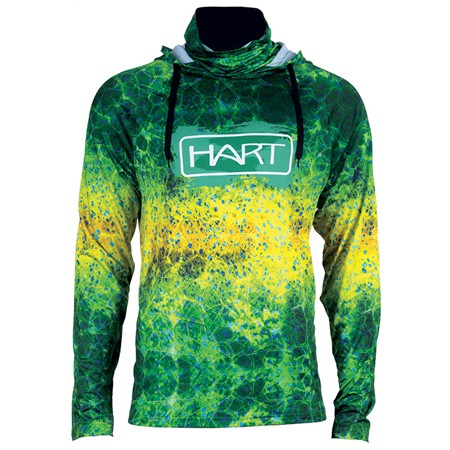 SWEATSHIRT TIL HERRE HART TROPIC - GUL/GRØN