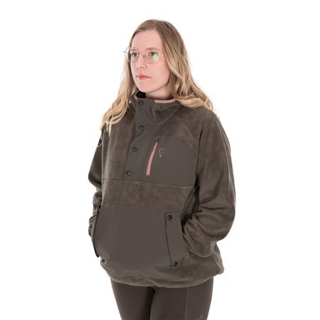 Sweatshirt Til Kvinder Fox Explorer Fleece Hooded Jacket - Grøn
