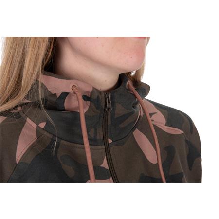 SWEATSHIRT TIL KVINDER FOX WOMENS ZIPPED CAMO HOODIE - CAMO