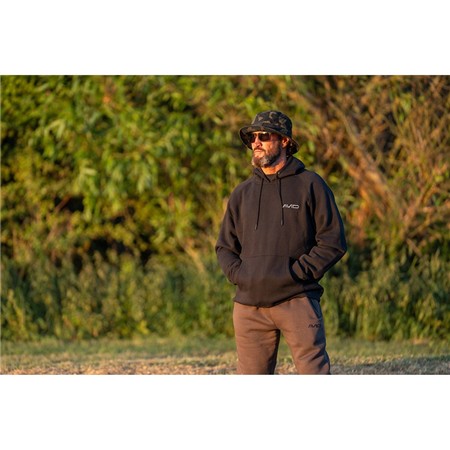 SWEATSHIRT TIL MÆND AVID CARP COMPOUND HOODIE - SORT