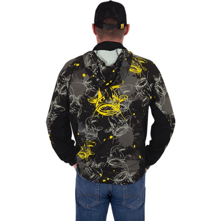 SWEATSHIRT TIL MÆND BLACK CAT PERFORMANCE SUN TOP - SORT