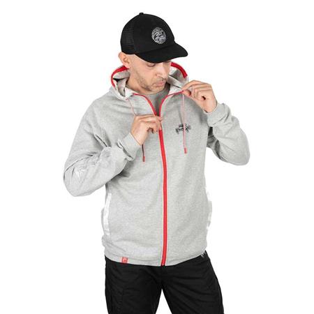 SWEATSHIRT TIL MÆND FOX RAGE VOYAGER HOODIES - LYSEGRÅ