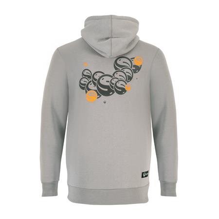SWEATSHIRT TIL MÆND GURU GREY CIRCLES HOODIE - GRÅ