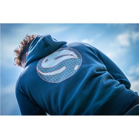 SWEATSHIRT TIL MÆND GURU HOODIE - MARINEBLÅ