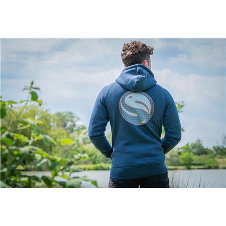 SWEATSHIRT TIL MÆND GURU HOODIE - MARINEBLÅ