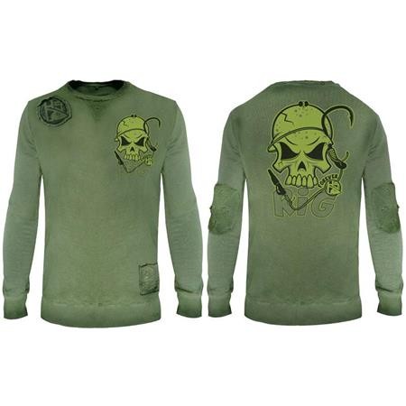 Sweatshirt Til Mænd Hot Spot Design Rig Forever - Grøn