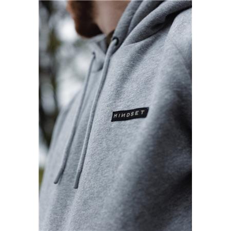 SWEATSHIRT TIL MÆND KORDA MINDSET PATCH HOODIE - GRÅ