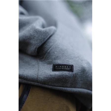 SWEATSHIRT TIL MÆND KORDA MINDSET PATCH HOODIE - GRÅ