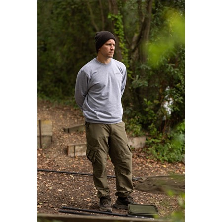 SWEATSHIRT TIL MÆND KORDA PATCH CREWNECK - GRÅ