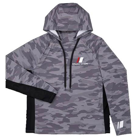 Sweatshirt Til Mænd Major Craft Sun Protection Hoodie - Mørkegrå