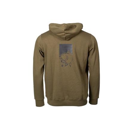SWEATSHIRT TIL MÆND NASH MAKE IT HAPPEN HOODY FISH LOGO - GRØN