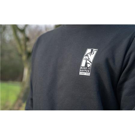 SWEATSHIRT TIL MÆND NASH MAKE IT HAPPEN SINCE 1978 JUMPER - SORT