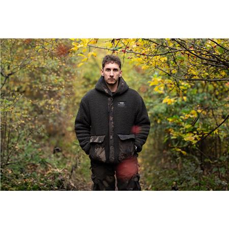 SWEATSHIRT TIL MÆND NASH ZERO TOLERANCE SHERPA FLEECE HOODY - CAMO