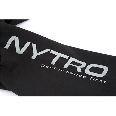 SWEATSHIRT TIL MÆND NYTRO ZIPPED HOODY TRI-COLOR - SORT/MØRK MELERET GRÅ/RØD