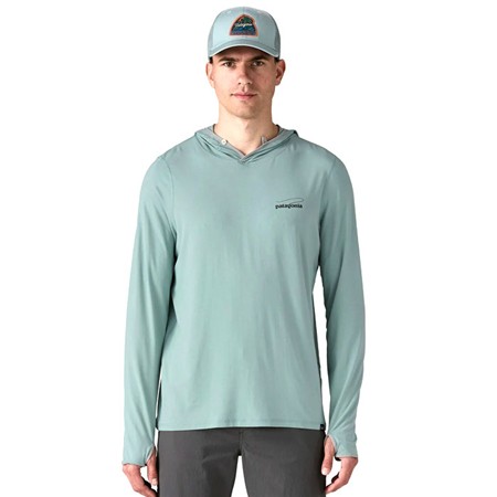 Sweatshirt Til Mænd Patagonia Tropic Comfort Natural Graphic Hoody - Termisk Blå
