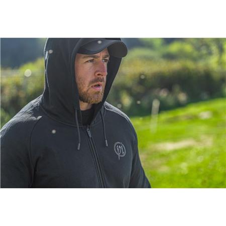 SWEATSHIRT TIL MÆND PRESTON INNOVATIONS CORE COLLECTION ZIP HOODIE - SORT