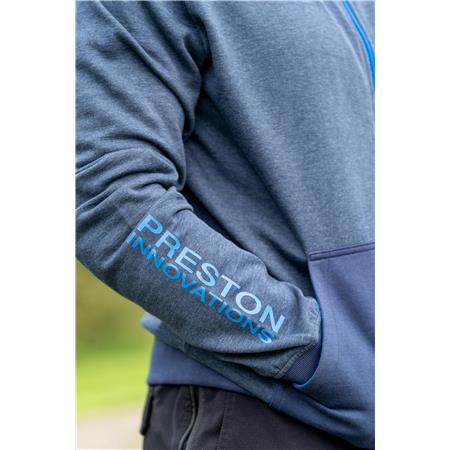 SWEATSHIRT TIL MÆND PRESTON INNOVATIONS NAVY TIDE ZIP HOODIE - MARINEBLÅ