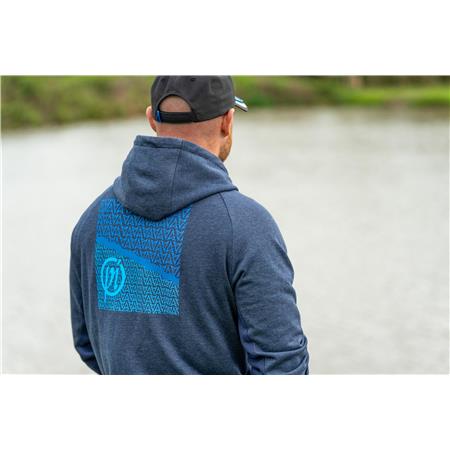 SWEATSHIRT TIL MÆND PRESTON INNOVATIONS NAVY TIDE ZIP HOODIE - MARINEBLÅ
