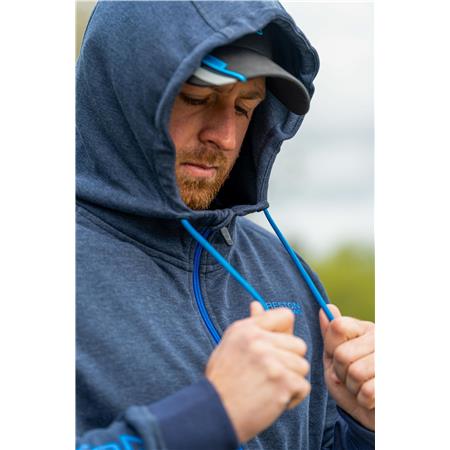 SWEATSHIRT TIL MÆND PRESTON INNOVATIONS NAVY TIDE ZIP HOODIE - MARINEBLÅ