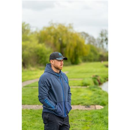 SWEATSHIRT TIL MÆND PRESTON INNOVATIONS NAVY TIDE ZIP HOODIE - MARINEBLÅ