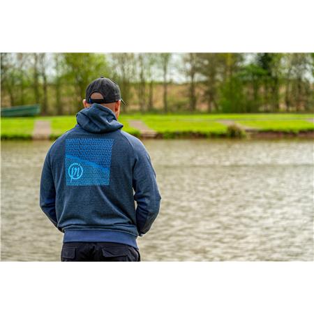 SWEATSHIRT TIL MÆND PRESTON INNOVATIONS NAVY TIDE ZIP HOODIE - MARINEBLÅ