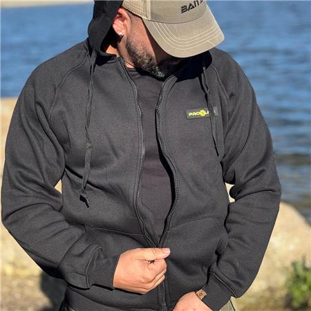 SWEATSHIRT TIL MÆND PRO ELITE BAITS MED LYNLÅS - SORT