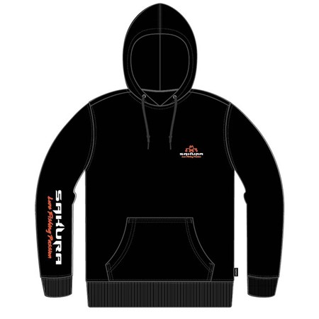 Sweatshirt Til Mænd Sakura Hoodie - Sort