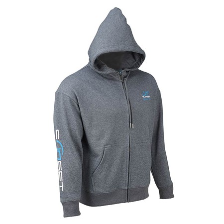 Sweatshirt Til Mænd Sunset Hoody Full Zip - Mørkegrå Melange