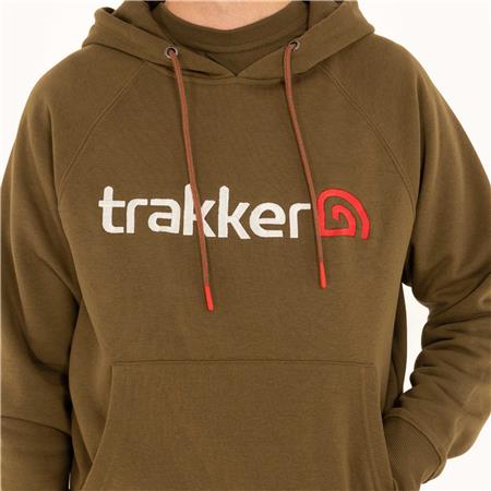SWEATSHIRT TIL MÆND TRAKKER CR LOGO HOODY - KAKI