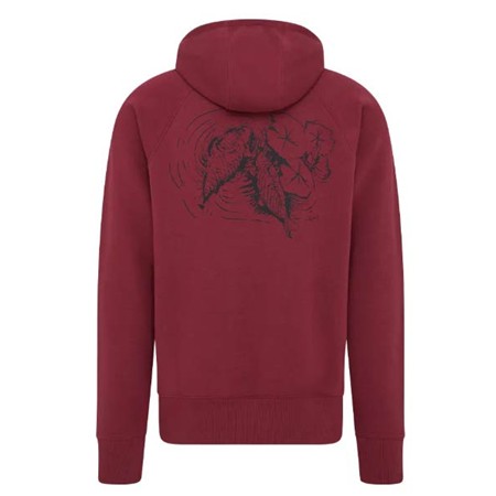 SWEATSHIRT TIL MÆND TRAKKER RIPPLE HOODY - BORDEAUX