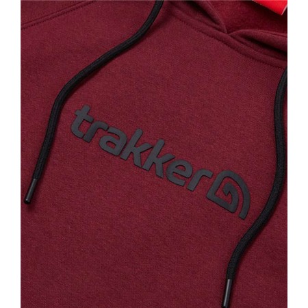 SWEATSHIRT TIL MÆND TRAKKER RIPPLE HOODY - BORDEAUX