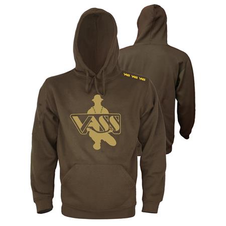 Sweatshirt Til Mænd Vass Classic Printed Hoody Edition 2 - Khaki