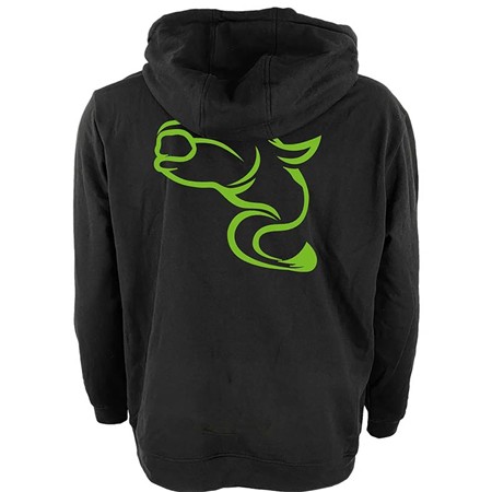 SWEATSHIRT TIL MÆND ZECK CATFISH BIG BOY HOODIE - SORT