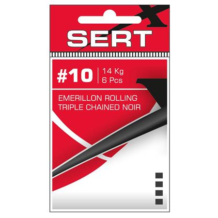 SWIVEL SRT ROLLING TRIPLE CHAINED NOIR