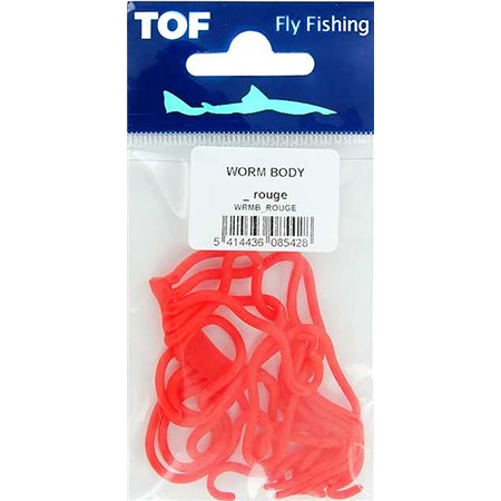 Syntetisk Fiber Tof Worm Body Squirmy